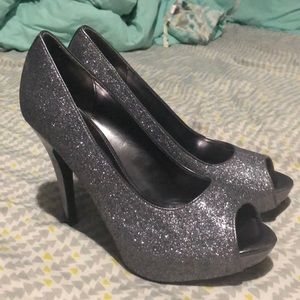 Glittery heels